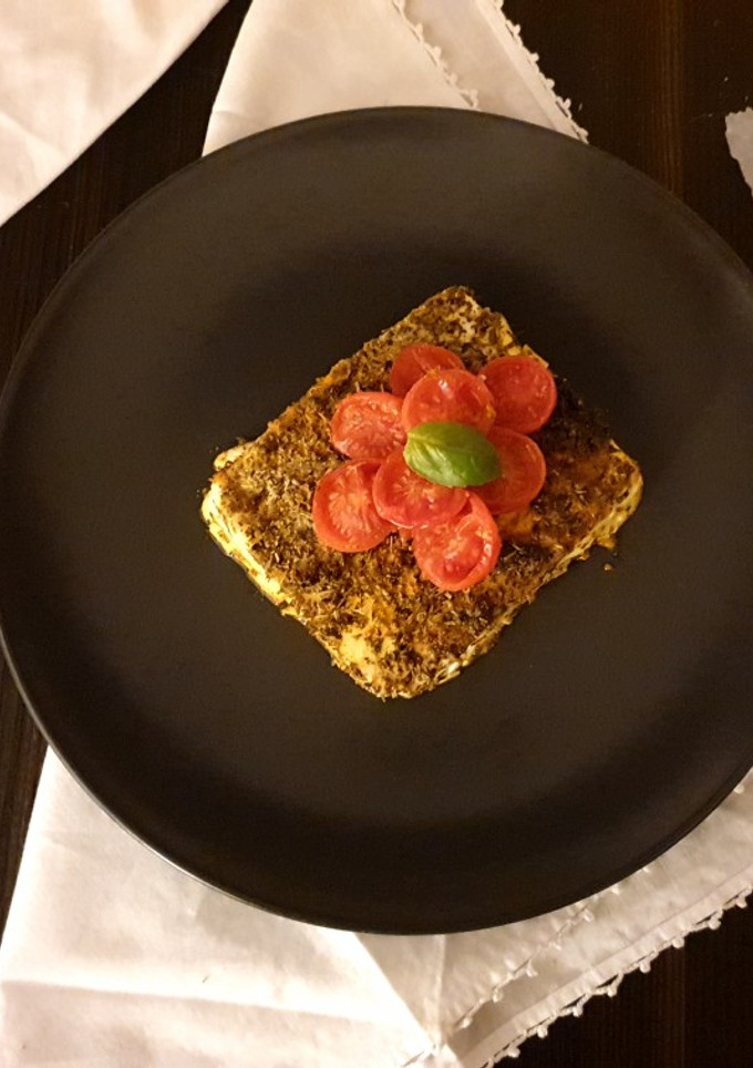 Foto di Feta speziata con pomodorini