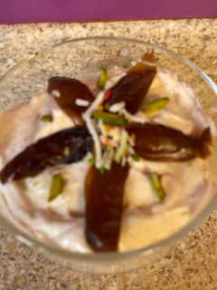 A picture of Dates Shrikhand.
