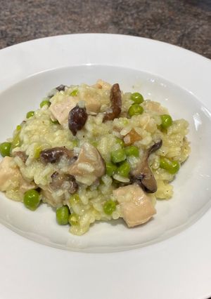 Gombás-borsós rizseshús recept fotója