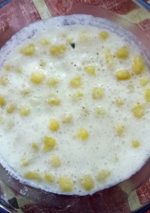 A picture of Bundi raita.