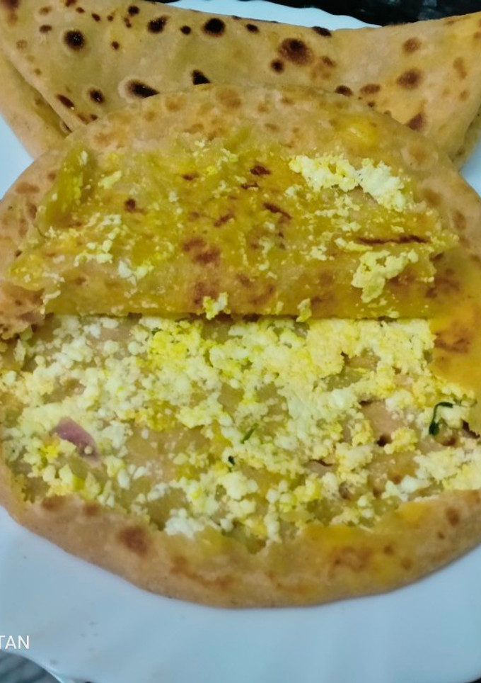पनीर का पराठा (paneer ka paratha recipe in Hindi) रेसिपी मुख्य फोटो