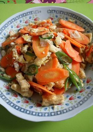 Foto resep Tumis Tahu Wortel Cabe Hijau
