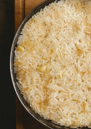 A picture of Garlic Jasmine Rice.
