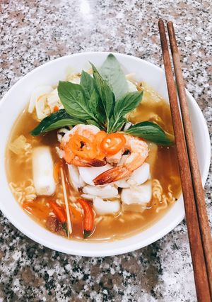 Hình của món Mì kiểu thái.
