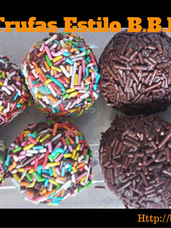 Una foto de Trufas de chocolate caseras
