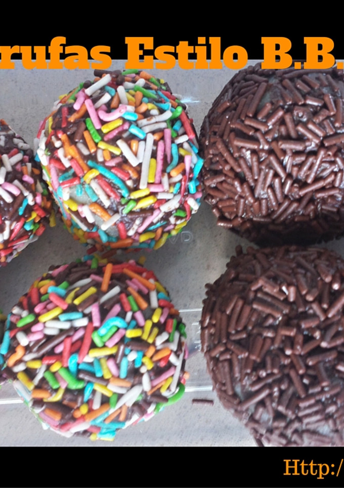 Una foto de Trufas de chocolate caseras