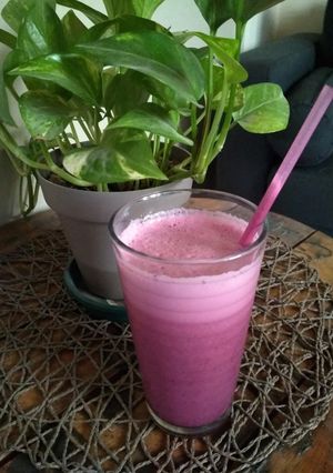 Una foto de Licuado de cereza