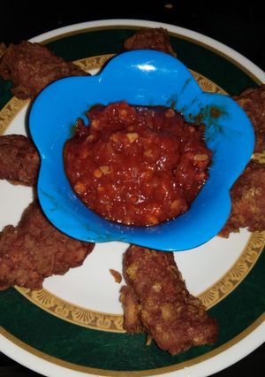 A picture of Cornflakes  chicken.