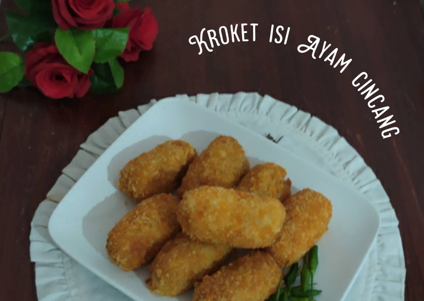 Kroket isi Ayam cincang