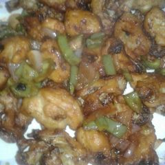 A picture of Caulifower veg manchuriyan.