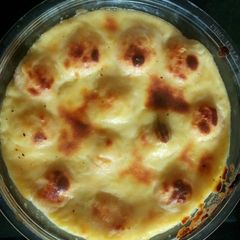 A picture of Baked rasogalla.