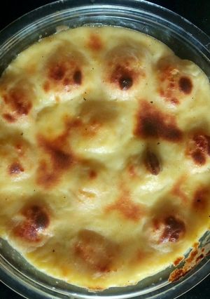 A picture of Baked rasogalla.