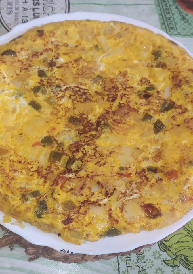 Una foto de Tortilla hortelana