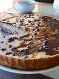 Cheesecake fit de dulce de leche