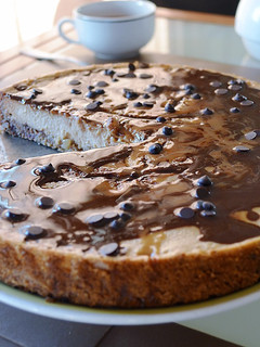 Una foto de Cheesecake fit de dulce de leche
