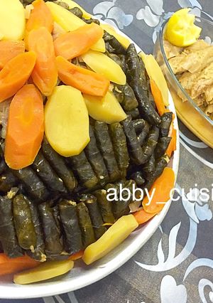 صورة لوصفة ورق عنب يالنجي