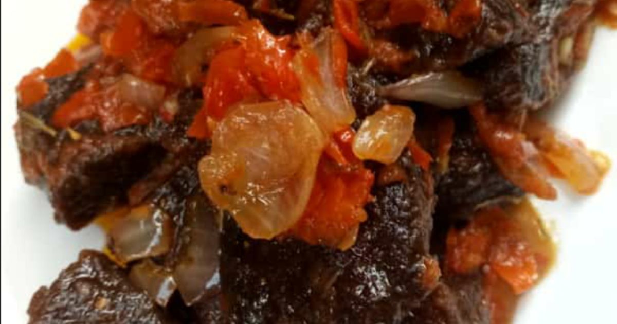 Cooked Rumen Meat Ram Meat Recipe by Chef gbemilola - Cookpad