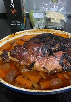 A picture of “Spoon” Slow roast lamb.