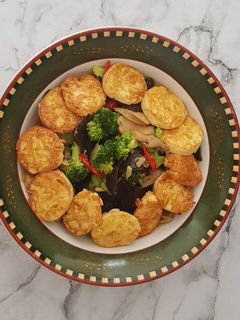Foto resep Tahu sutera cah jamur dan sayur seadanya