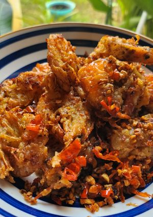 Foto resep Udang Cabe Bawang Putih / Shrimp Chili Garlic