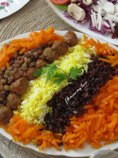 عکسی از دستور هویج پلـو