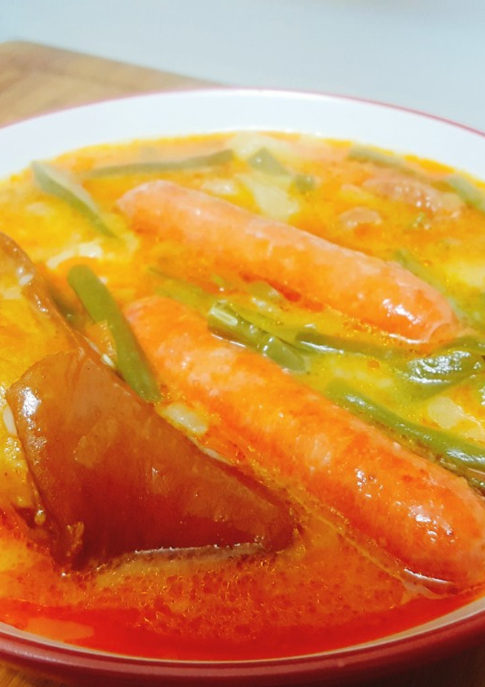 Una foto de Judías verdes con rabo de cerdo ahumado