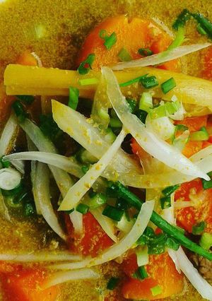 Hình của món Bò kho bằng nồi cơm điện.