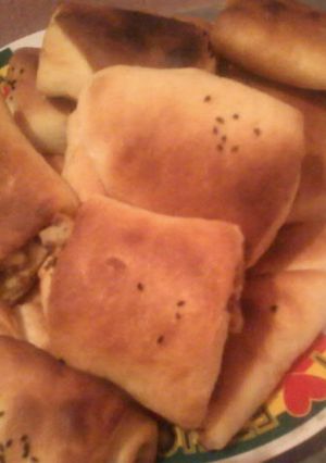 صورة لوصفة خبز بالفرن محشي