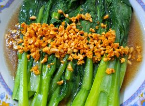 Foto resep Sawi manis bawang putih saus tiram