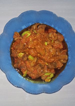Foto resep Balado ati ampela pete