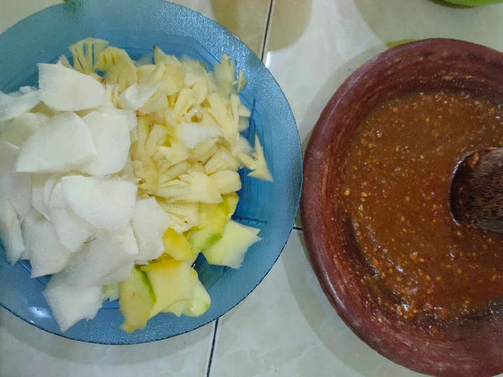 Langkah Gampang Membuat Resep Rujak Buah, Rujak Manis, Rujak Dulit yang Bisa Manjain Lidah Anti Ribet, Bikin Ngiler