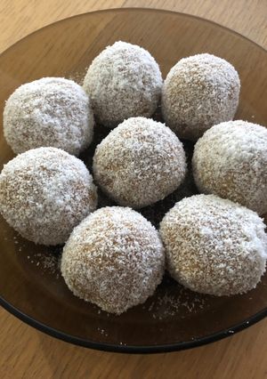 Banános golyók recept fotója