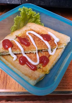 Foto resep Sandwhich ala- ala bekal sekolah anak