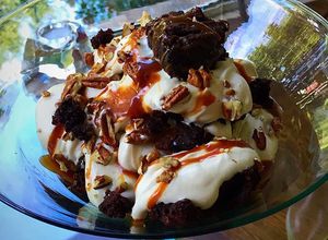 Una foto de Copa de brownie