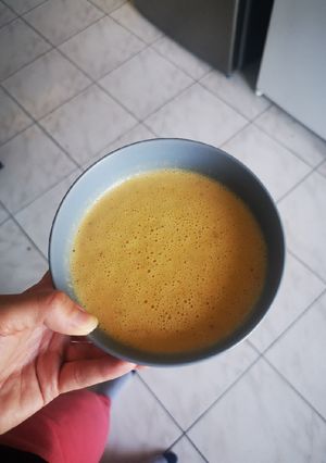Une photo de Velouté de carottes noisette