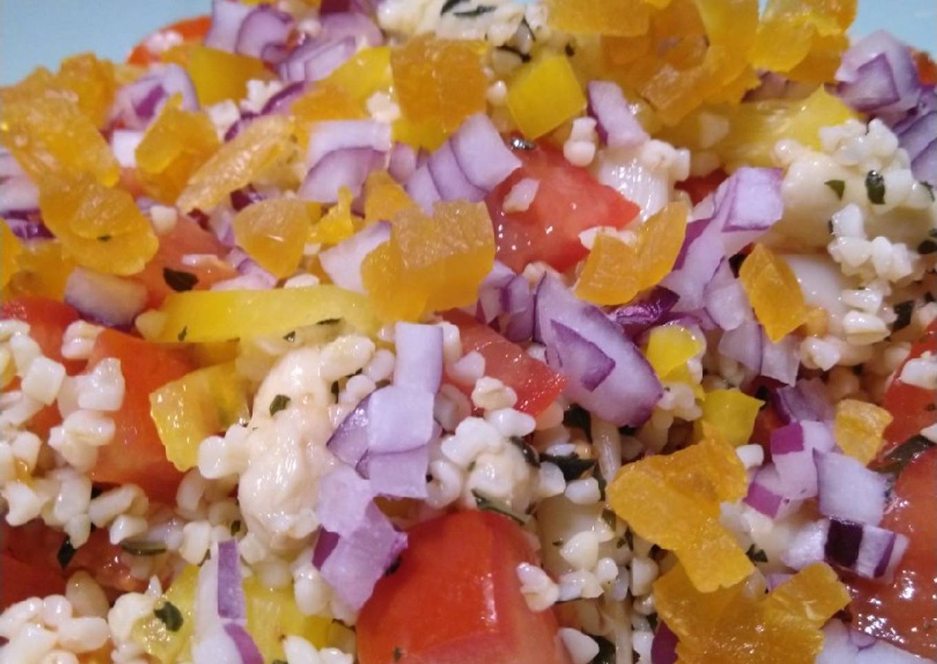 Salade de boulgour aux abricots secs