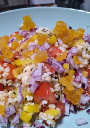 Une photo de Salade de boulgour aux abricots secs