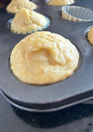 Foto resep Banana lemon walnut no sugar blw muffin