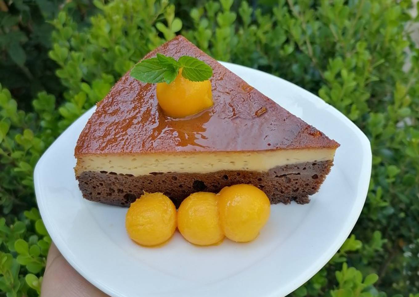 Pastel imposible Chocoflan