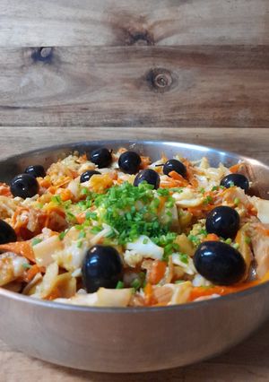 Foto de Bacalhau à Brás com Legumes