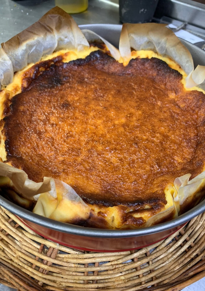 Una foto de Tarta de queso al horno