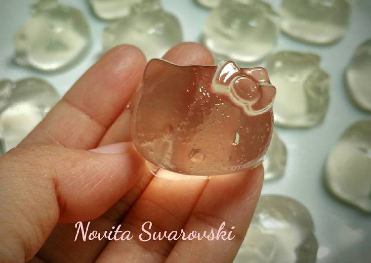 Jelly buatan anak 2 tahun 😂😂😂