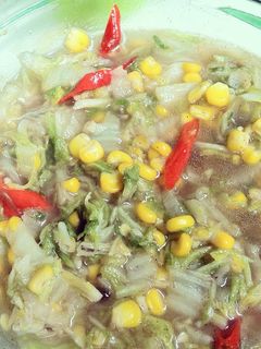 Foto resep Tumis kuah sawi jagung