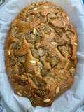 Pastel de pera con lavanda