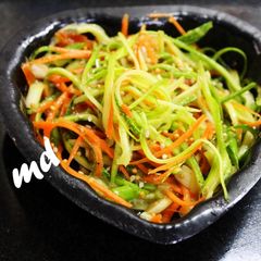 A picture of Julienne Zucchini and Carrot Salad.
