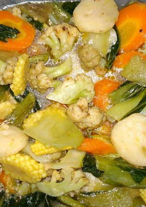 Foto resep Capcay kuah simple