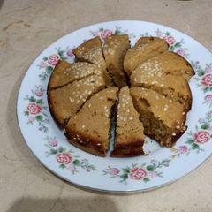 A picture of 1 egg recipe, with brown sugar, no oven 🧀 🧀 diet cake.