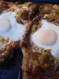Bife a caballo con Mostaza y miel