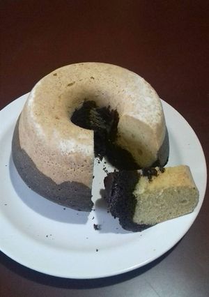 Una foto de Bizcochuelo de vainilla y algarroba sin manteca