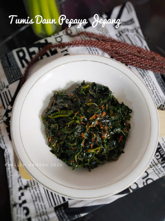 Foto resep Tumis Daun Pepaya Jepang